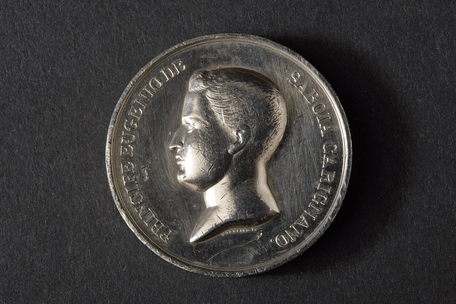 Medaglia Eugenio Savoia-Villafranca a Rio de Janeiro, 1839