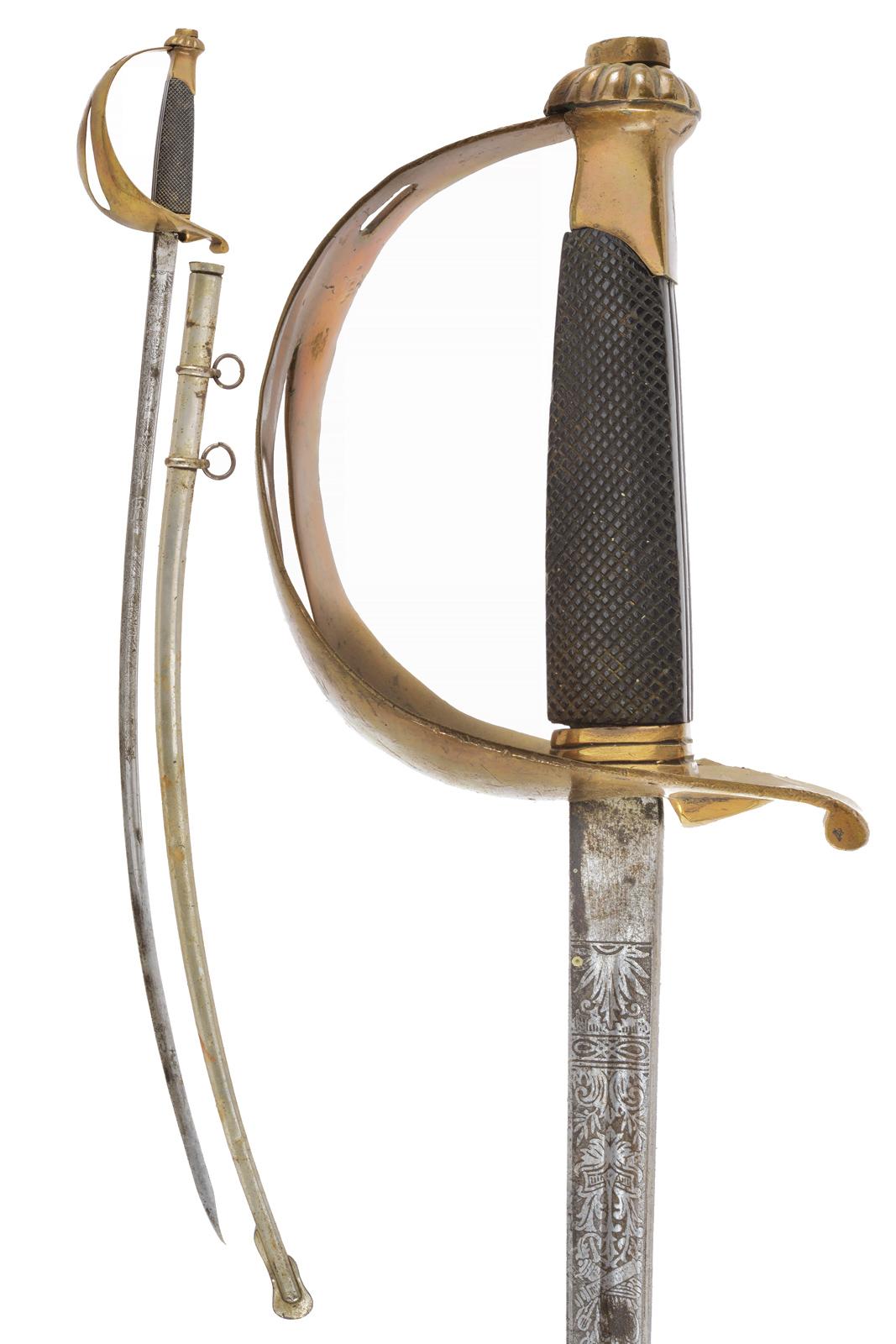 Sciabola da sottufficiale dei Bersaglieri