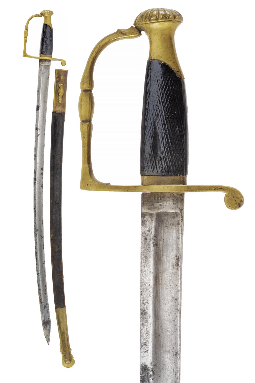Sciabola da guardarmi delle fortezze adottata nel 1863