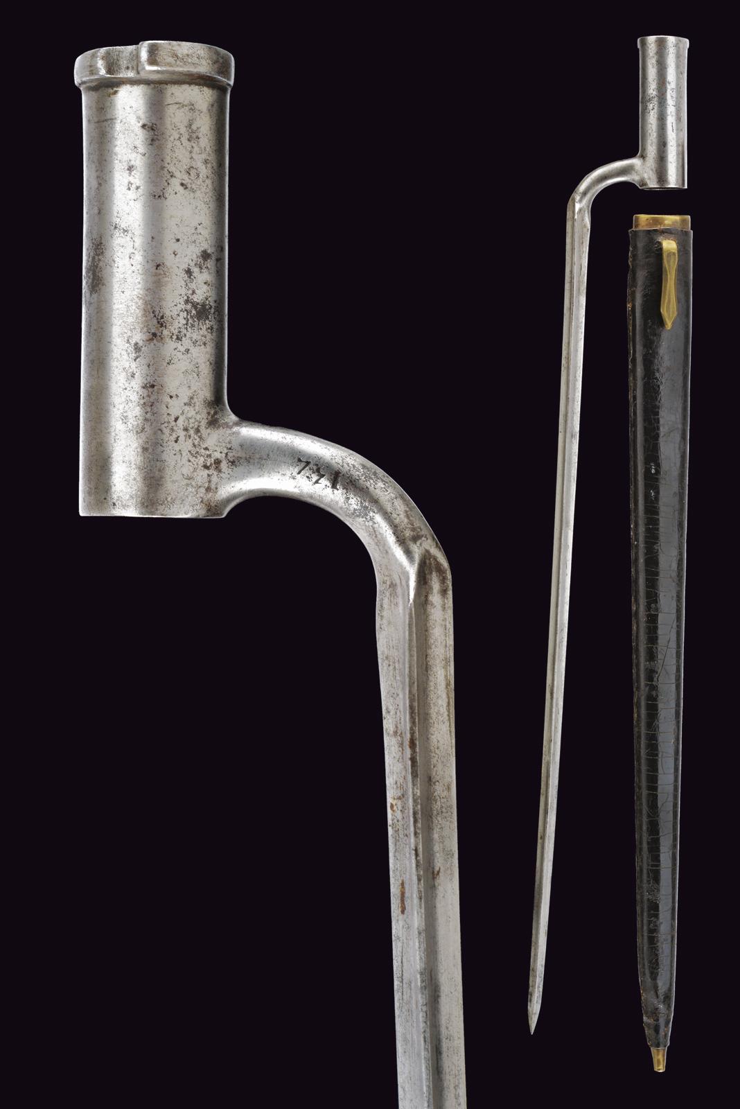 Baionetta a manicotto mod. 1799 per Jaegerkarabiner M.1843