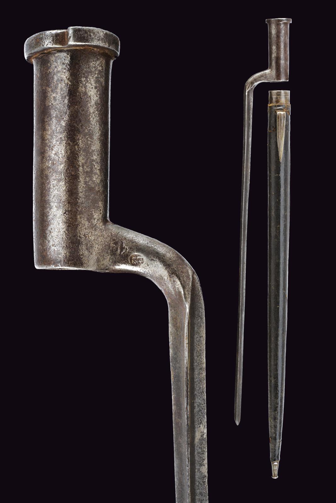 Baionetta a manicotto mod. 1799 per fucile di fanteria