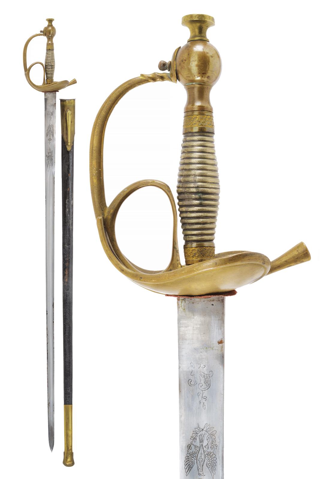 Spada Albertina da ufficiale mod. 1833