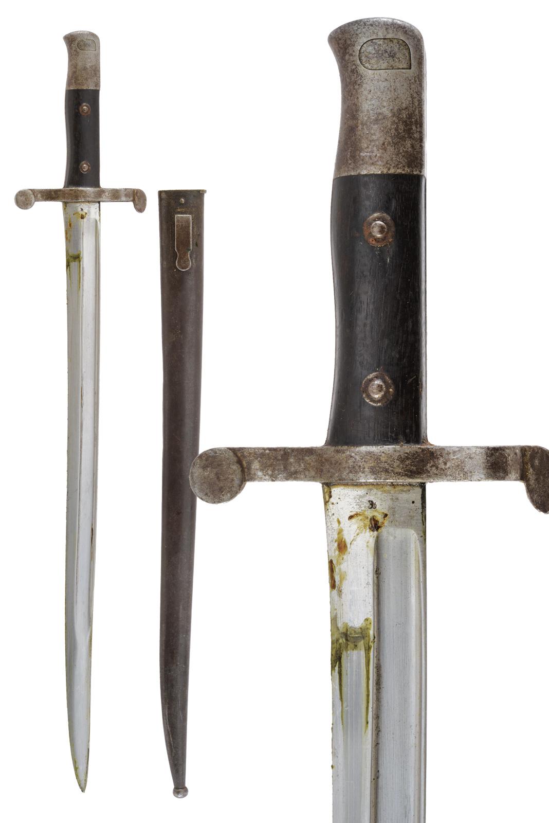 Baionetta per fucile Kropatschek Mod. 1886