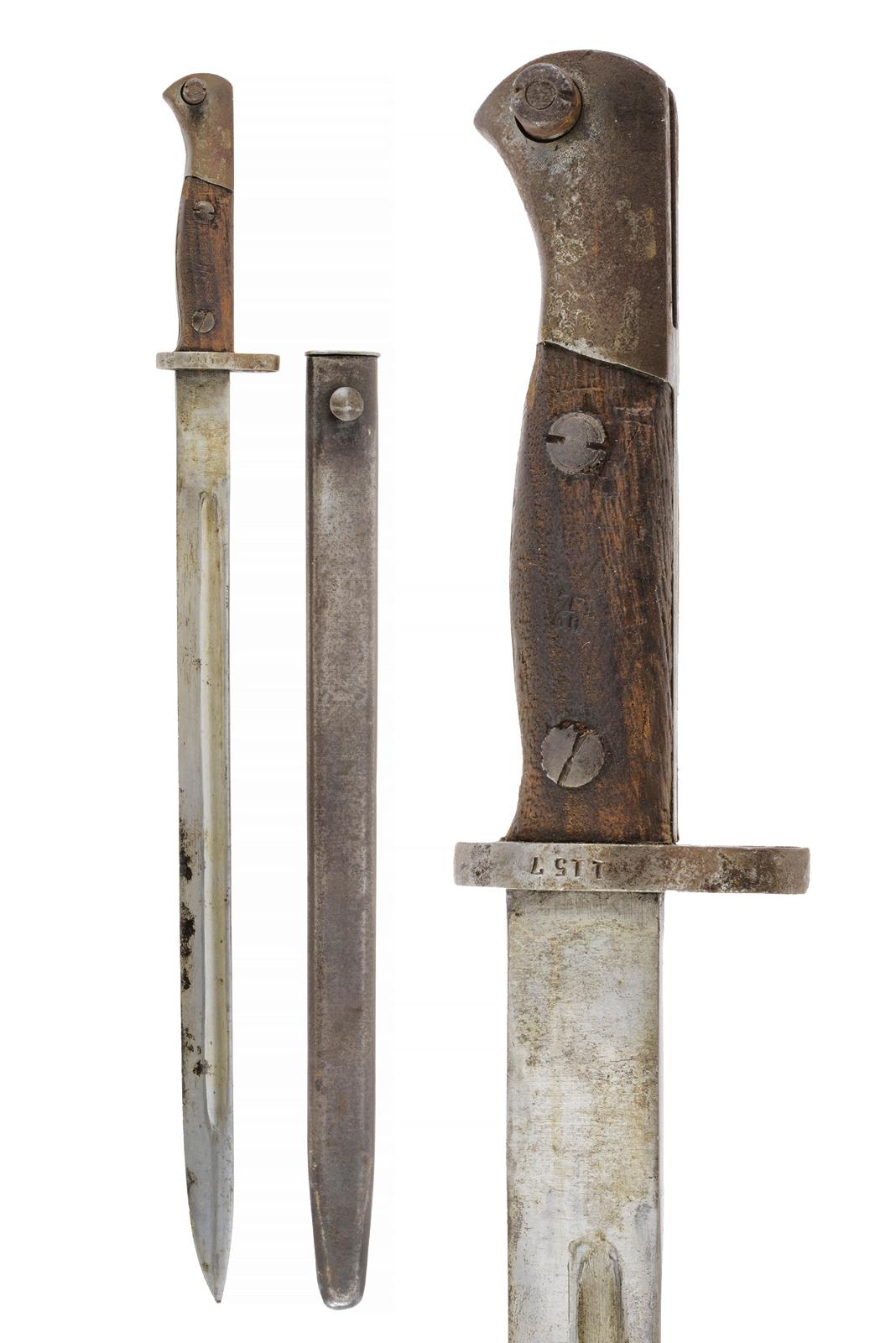Baionetta Zhong Zheng Shi, “Chiang Kai-shek” o Type 24 per fucile Mauser