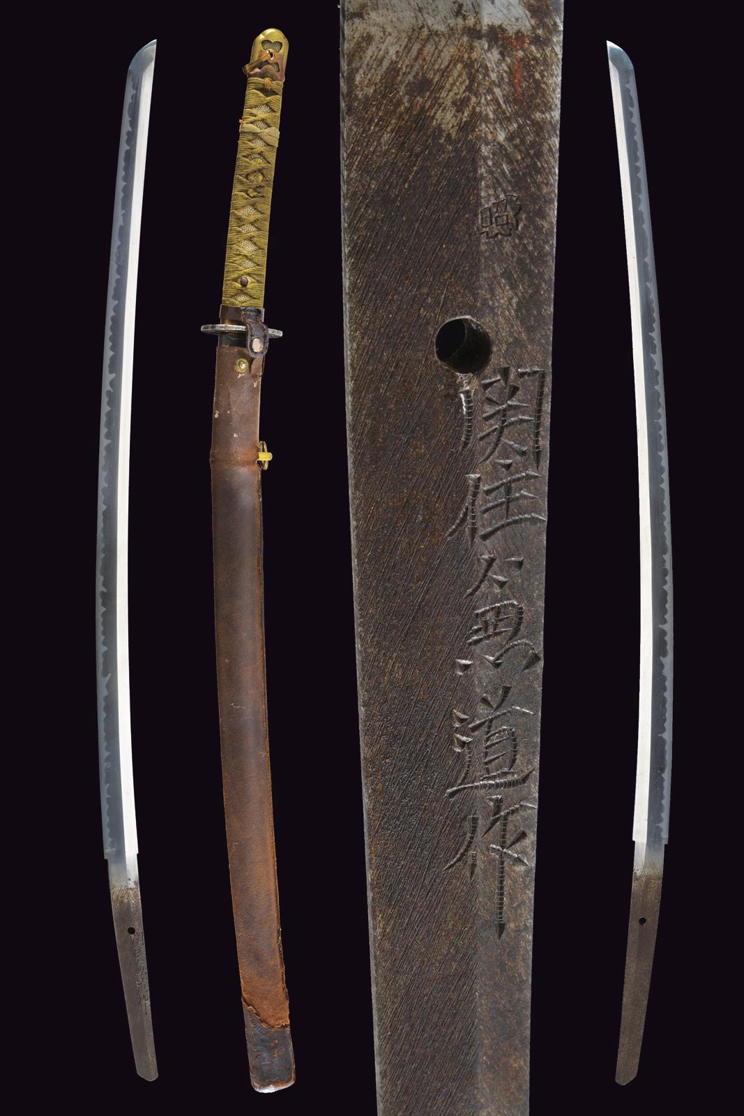 Shin-gunto con firma Seki ju Kane Michi