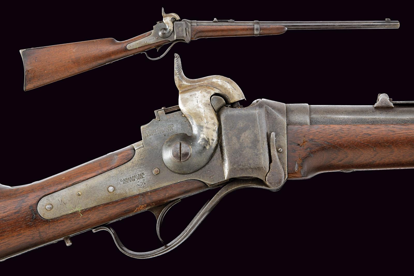 Sharps New Model 1863 Carbine, versione a retrocarica a luminello