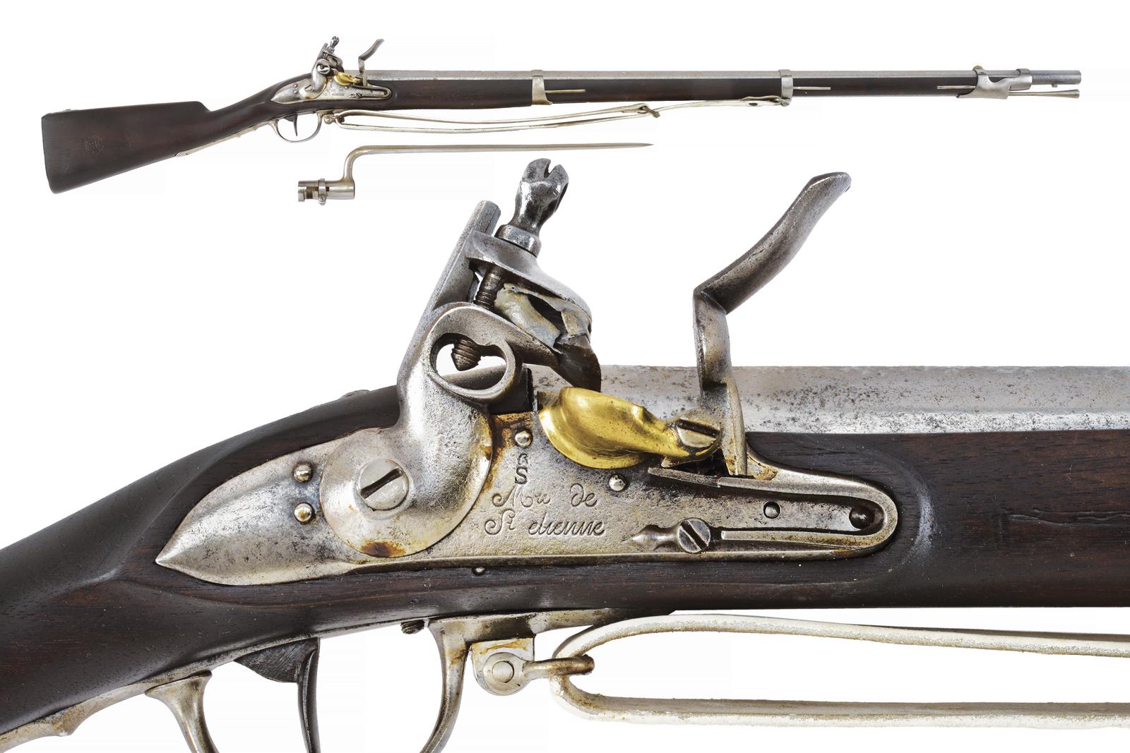 Fucile a pietra focaia mod. 1777 con baionetta