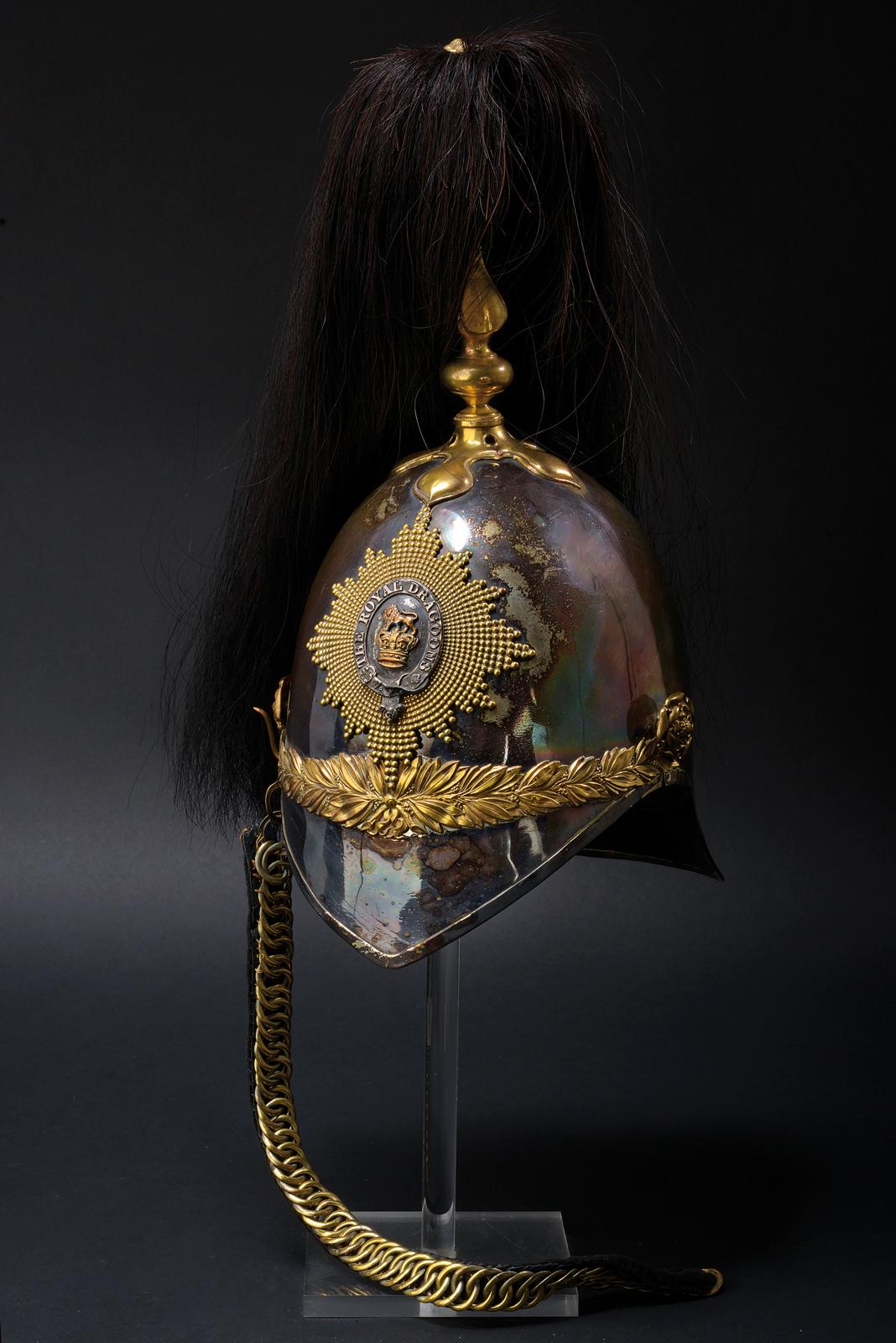 Elmo del primo reggimento "Royal Dragoons"