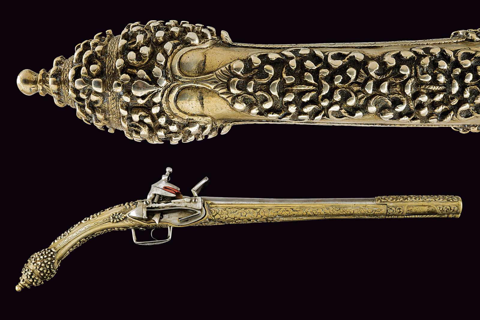 Interessante pistola a pietra focaia alla morlacca