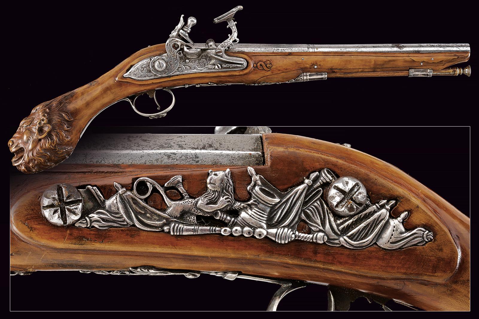 Pistola a pietra focaia composita 