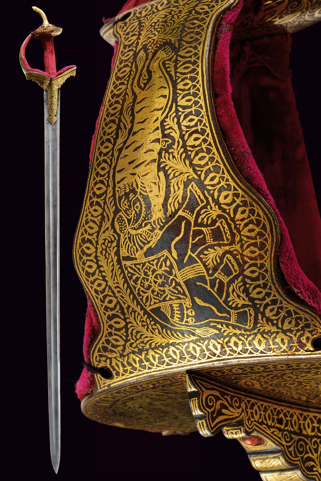 Firangi ageminato in oro 