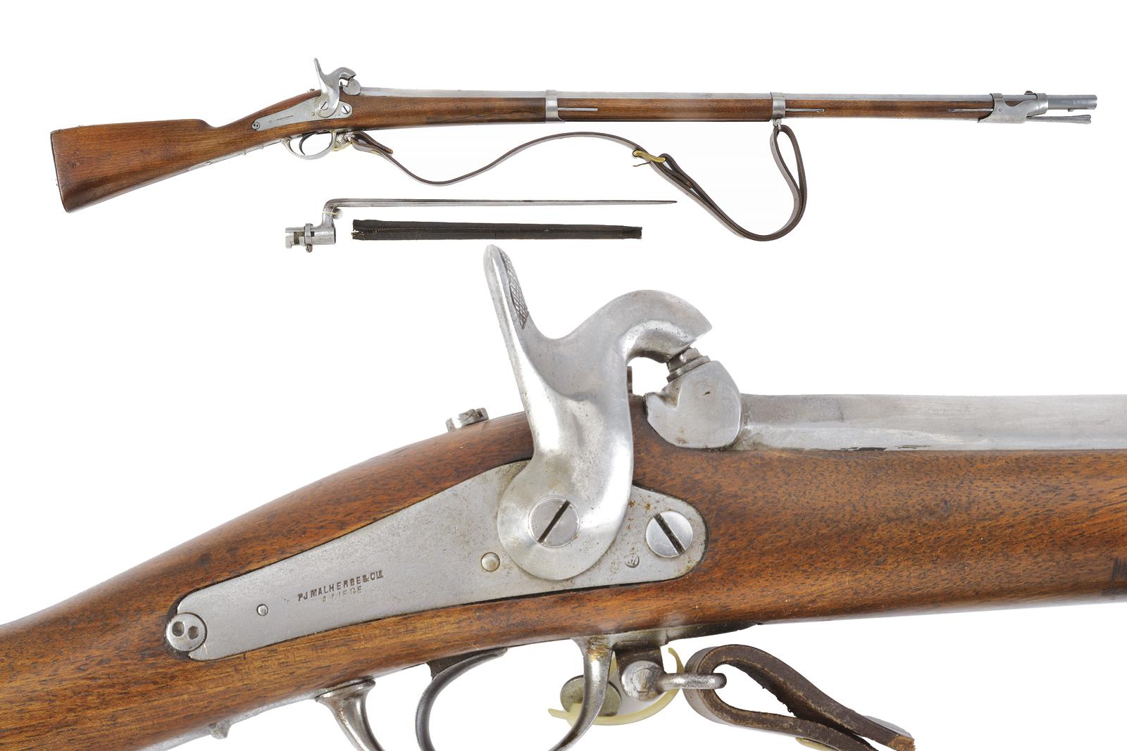 Fucile a luminello Mod. 1842 con baionetta