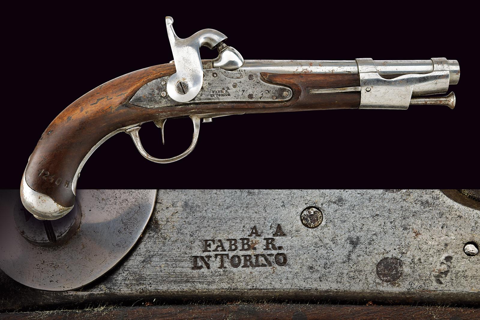 Pistola da cavalleria Mod. 1814 ridotta a luminello