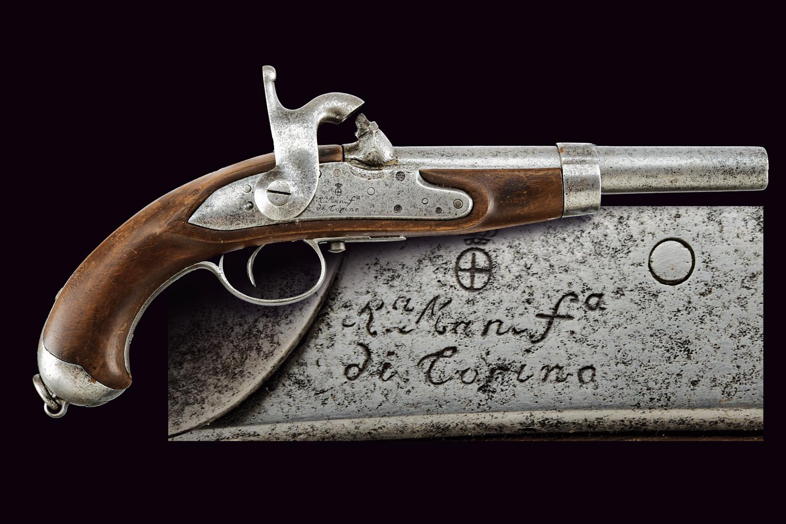 Pistola ridotta a luminello da cavalleria Mod. 1833/60 