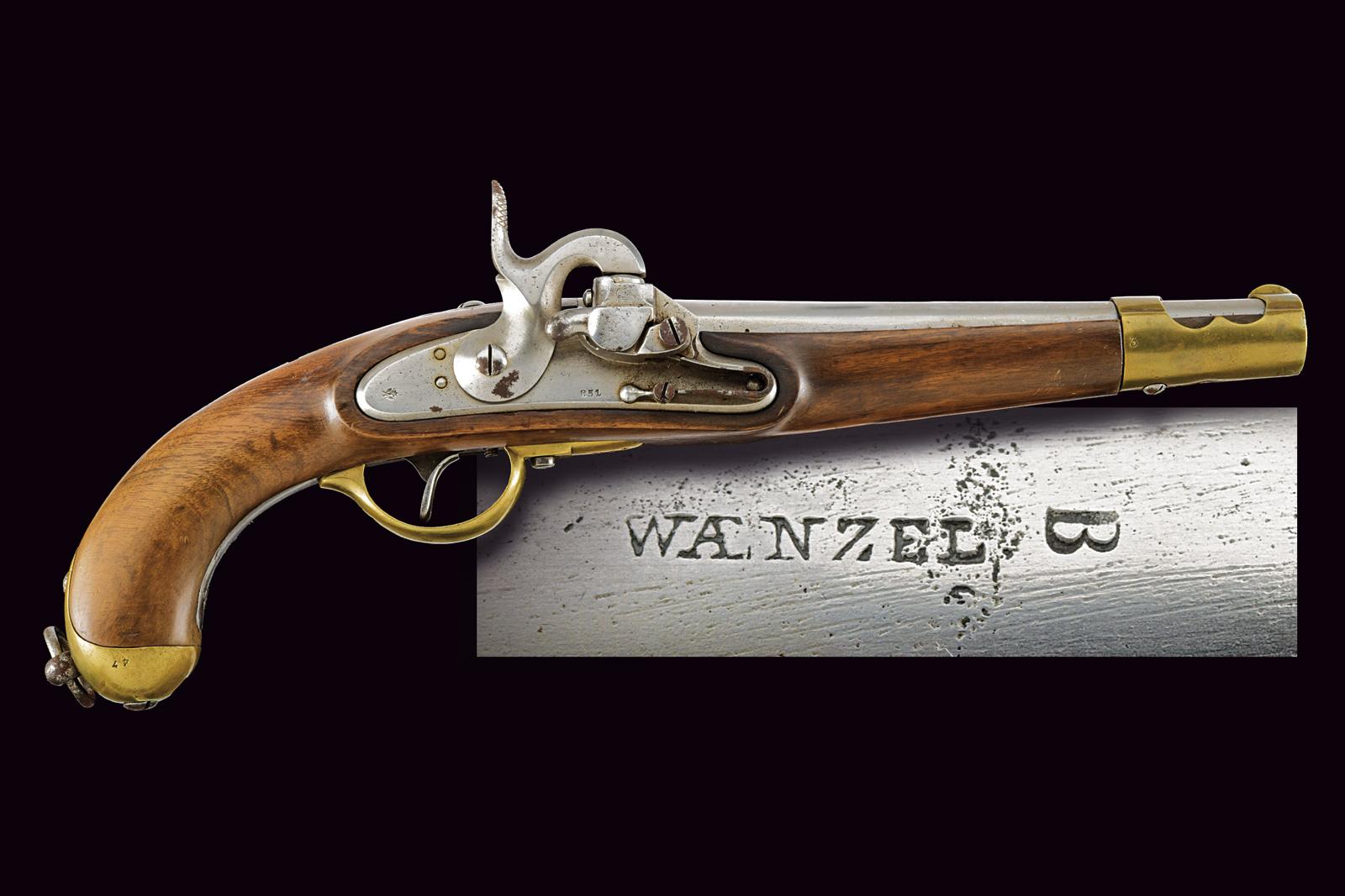 Pistola da cavalleria con sistema Augustin mod. 1851