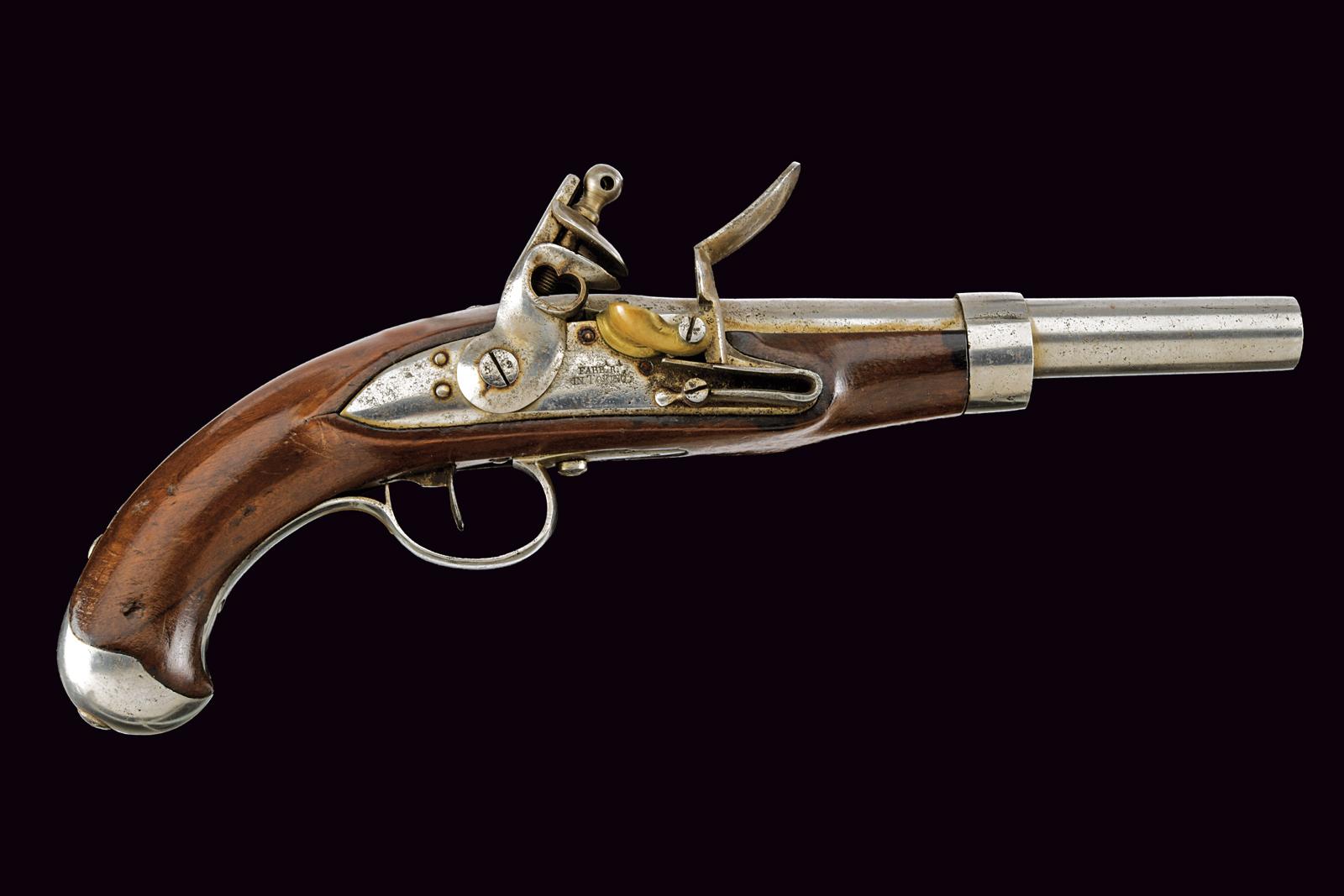 Pistola a pietra focaia da cavalleria AN XIII