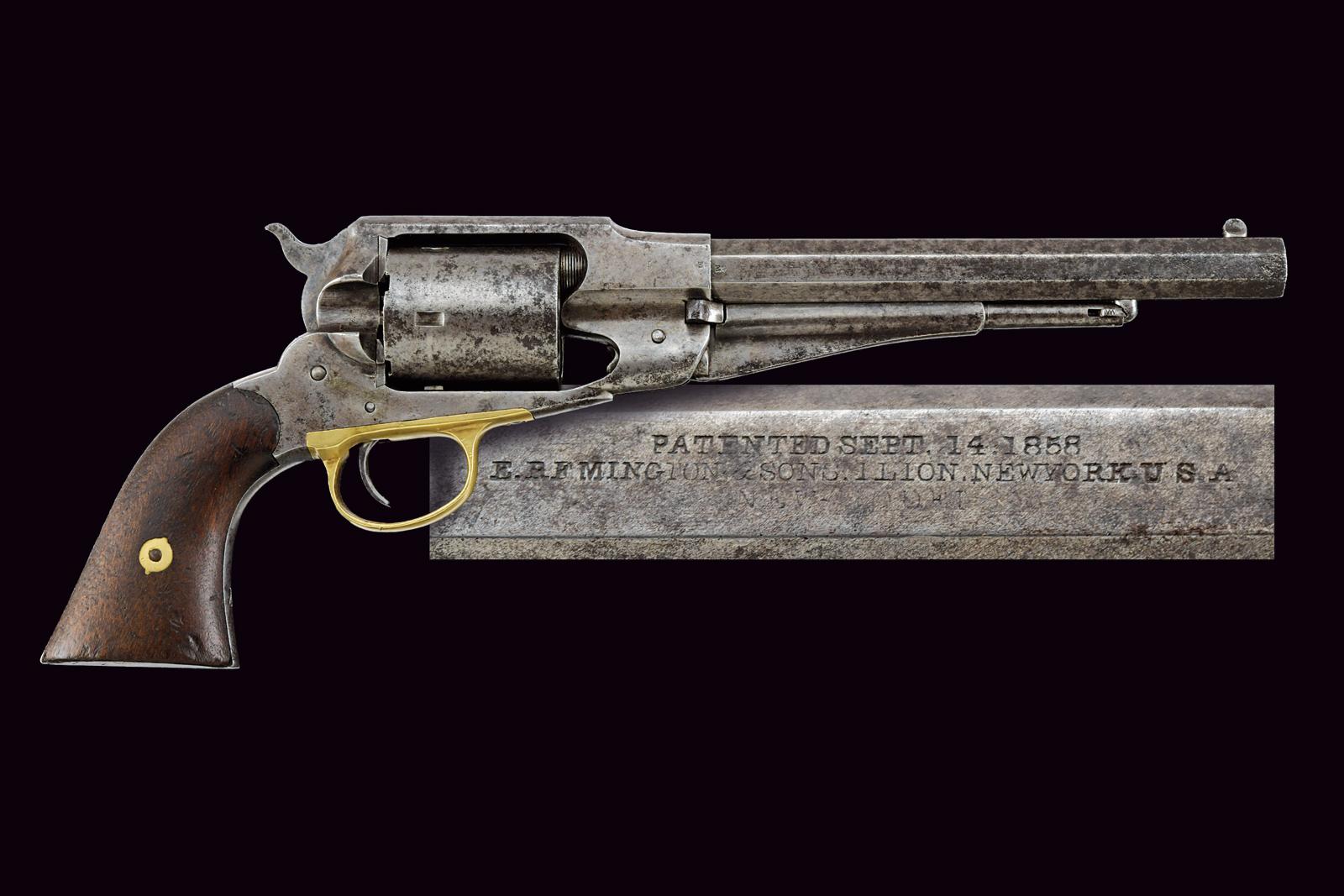 Remington New Model Army revolver con conversione rimfire