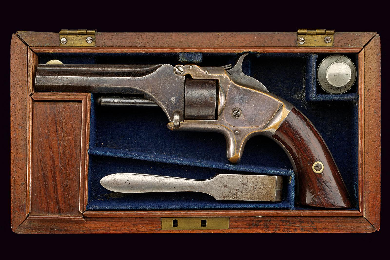 S&W Model No. 1 Second Issue Revolver in cassetta