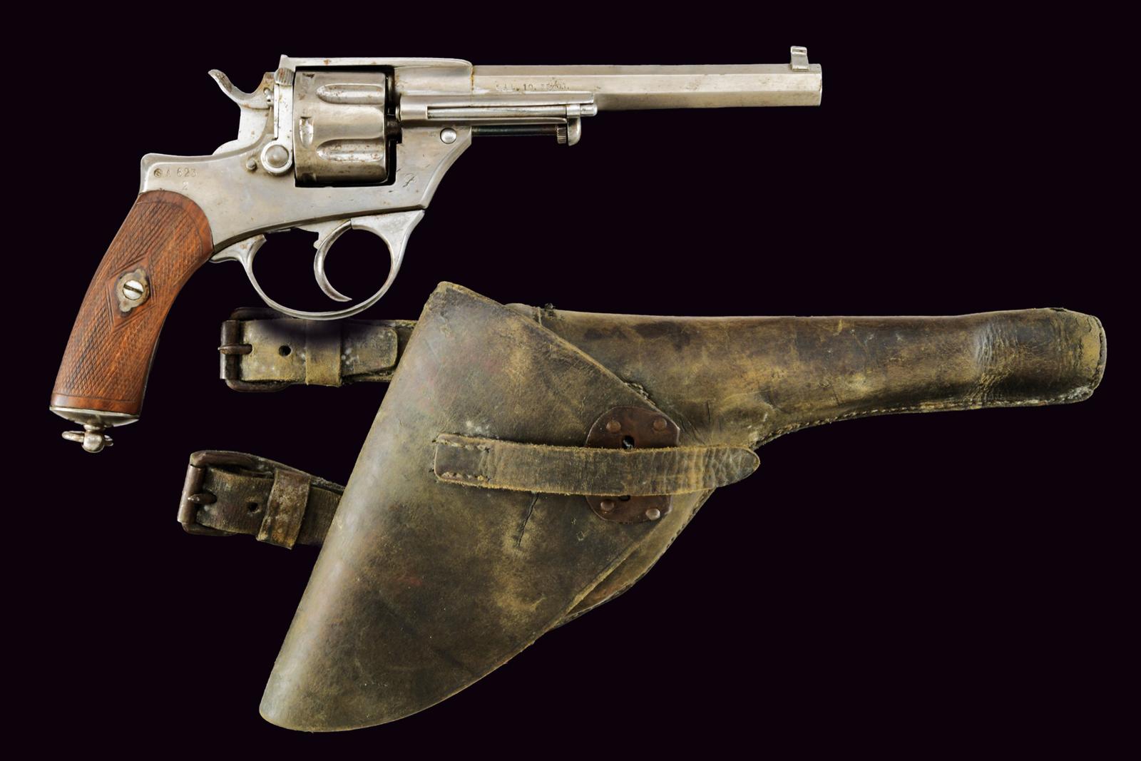 Revolver Pirlot Mod. 1874 con fondina