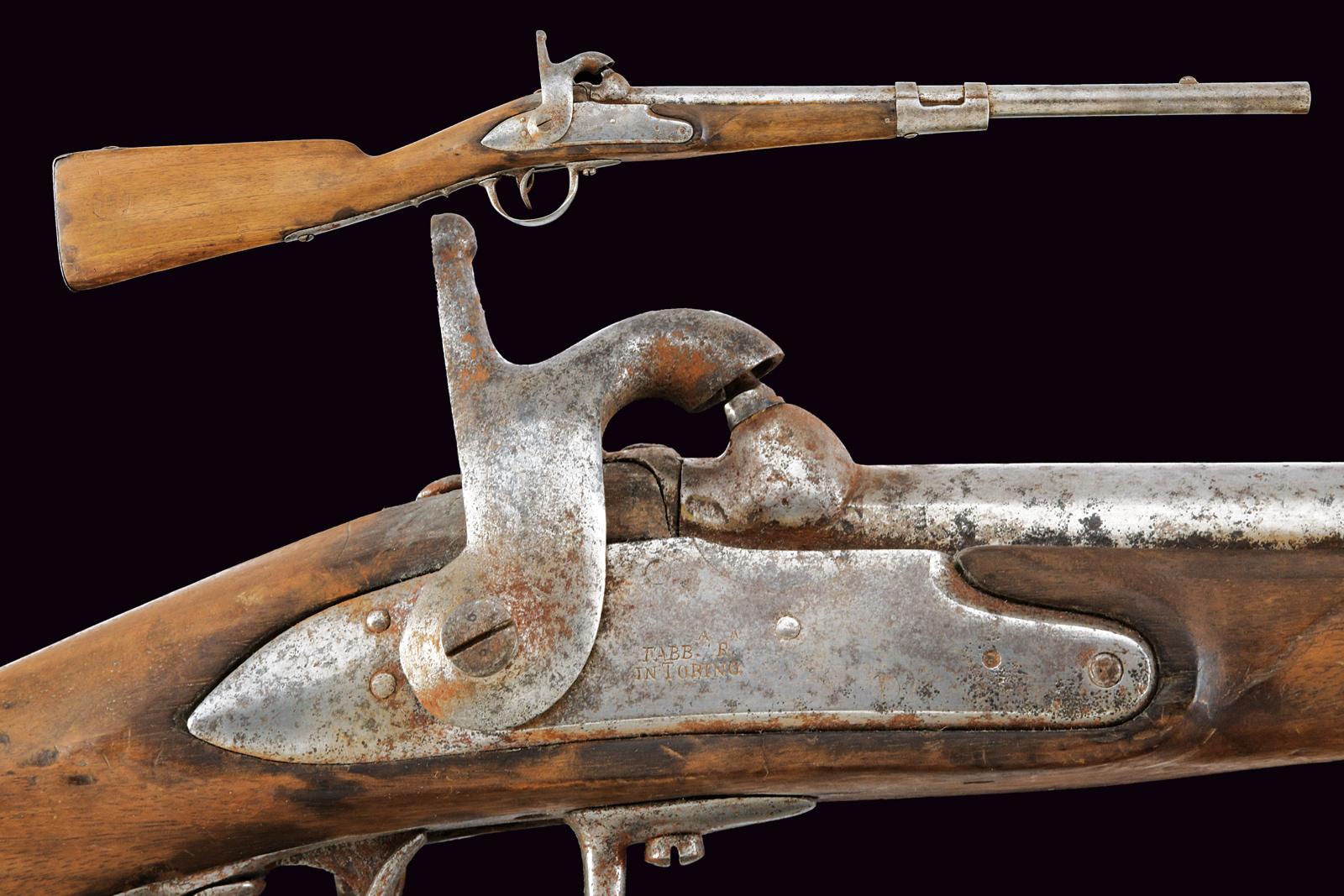 Moschettone da cavalleggeri Mod. 1844 ridotto a luminello