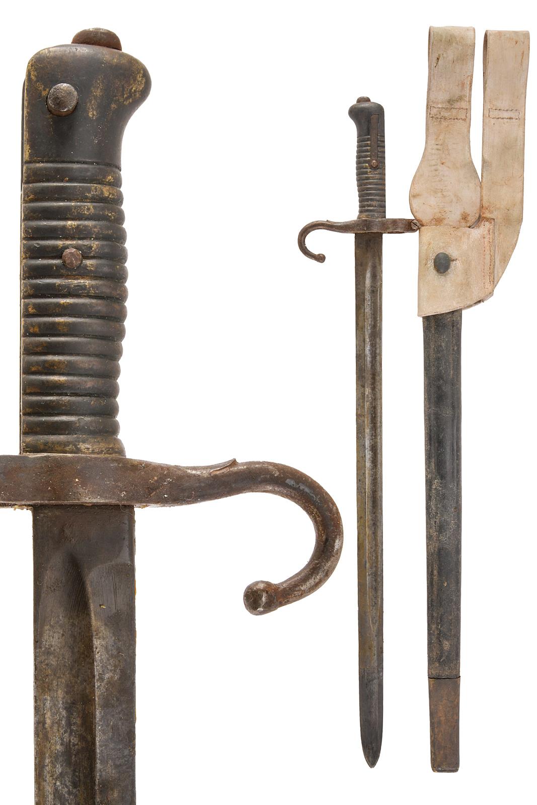 Rara baionetta Vetterli Mod. 1870 primo tipo