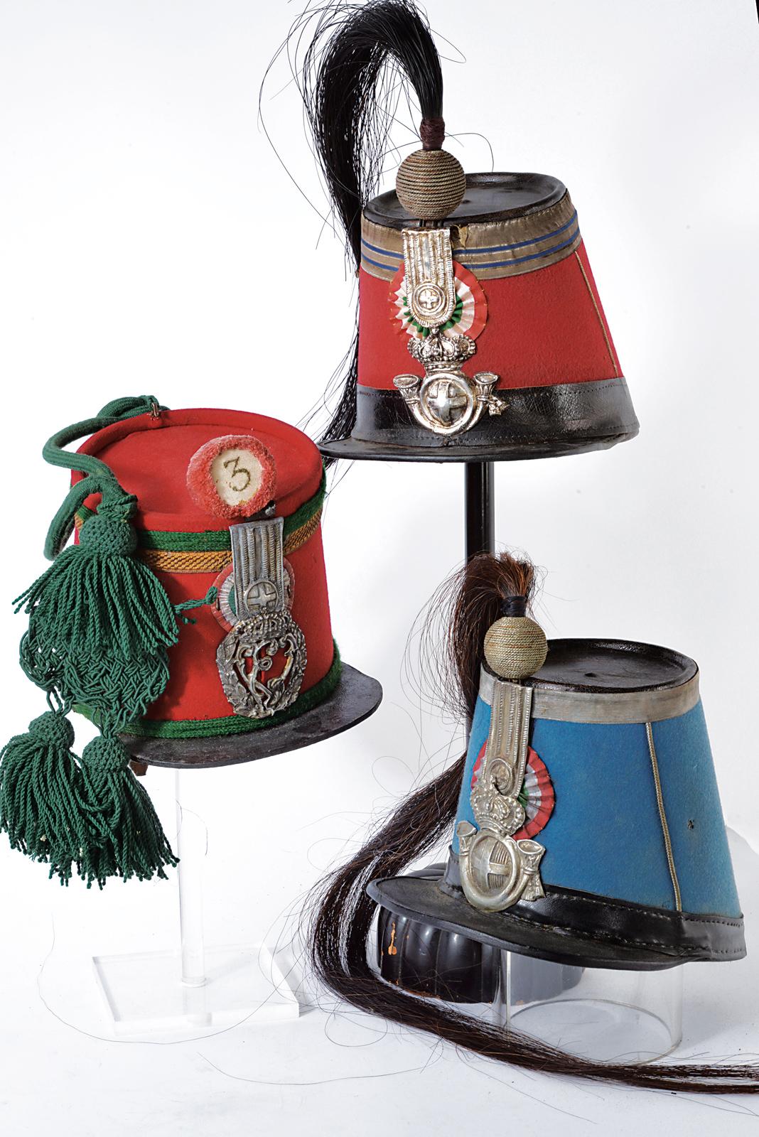 Lotto di tre kepi