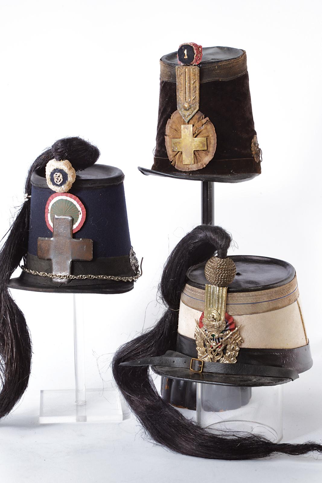 Lotto di tre kepi