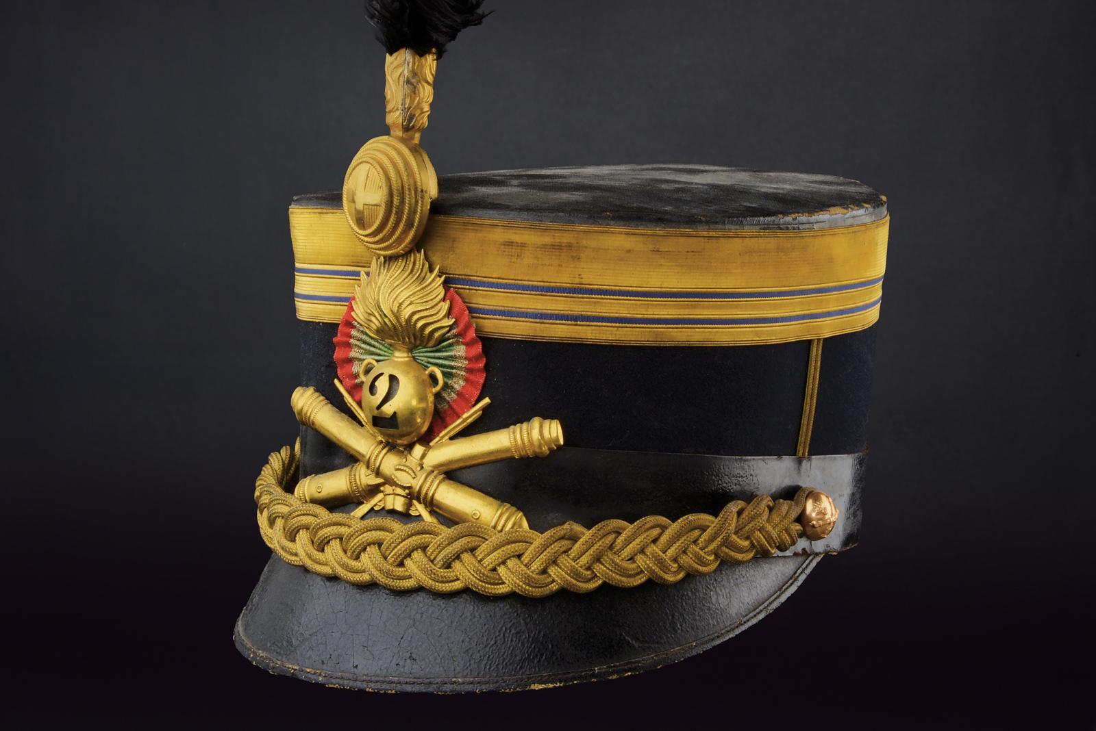 Kepi da tenente colonnello per artiglieria da fortezza 