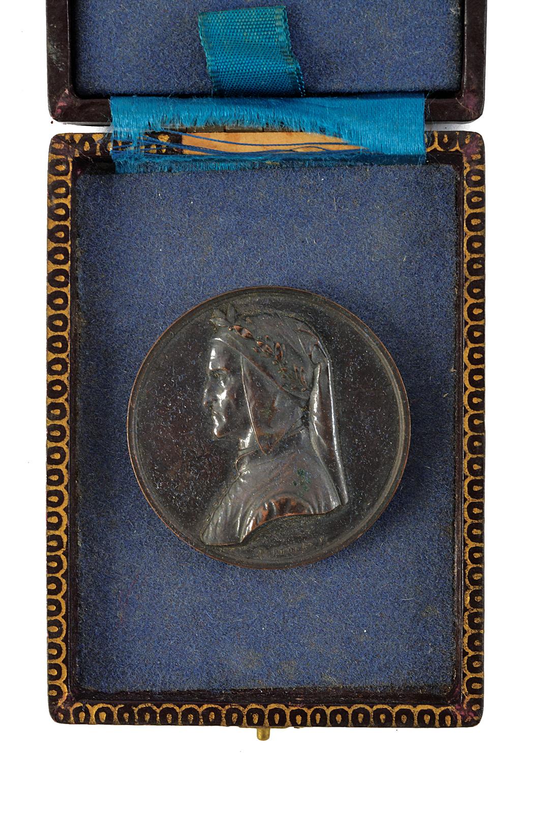 Medaglia commemorativa 600° anniversario nascita Dante Alighieri