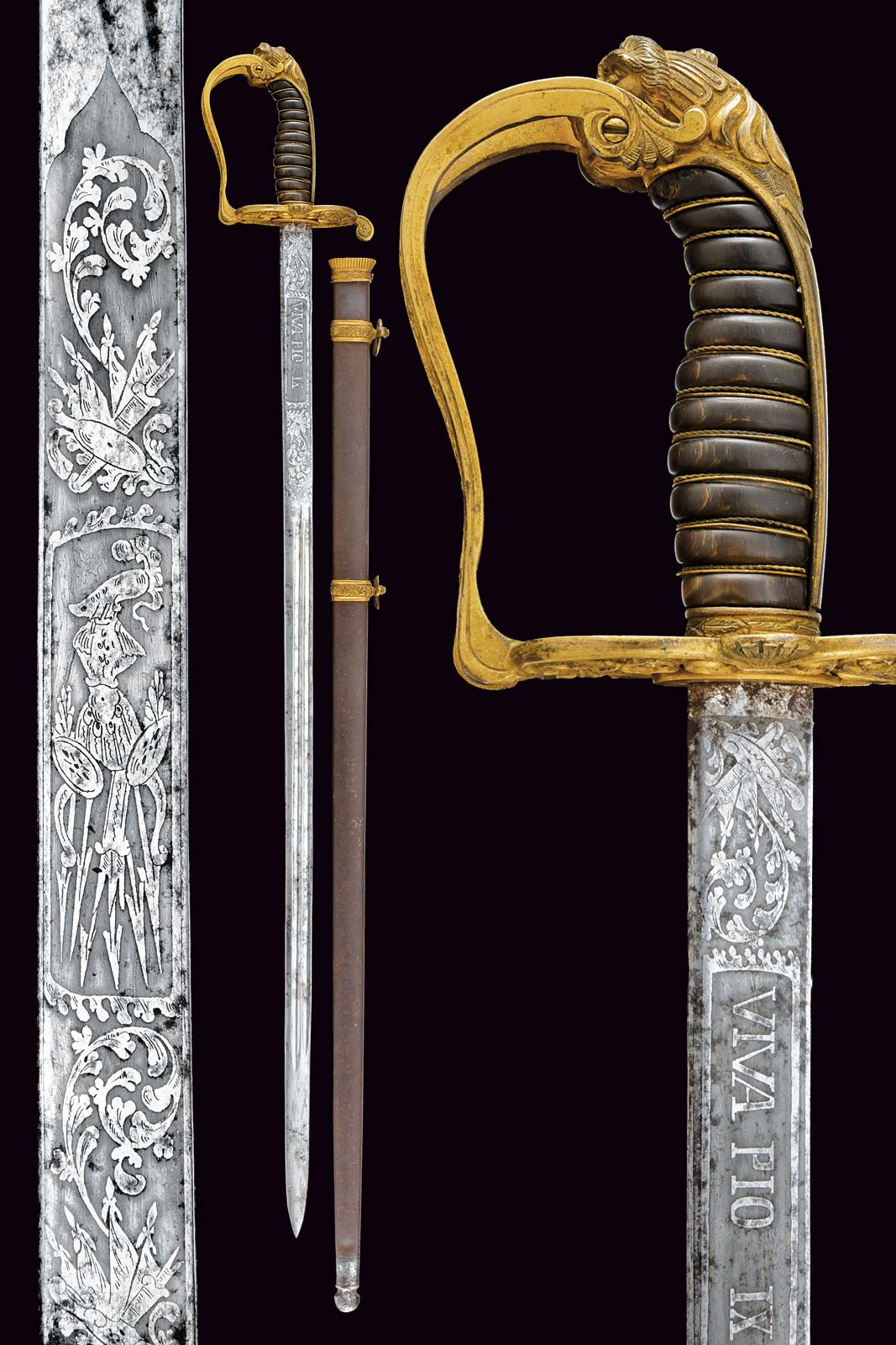 Spadona da ufficiale superiore della Guardia Civica Mod. 1847