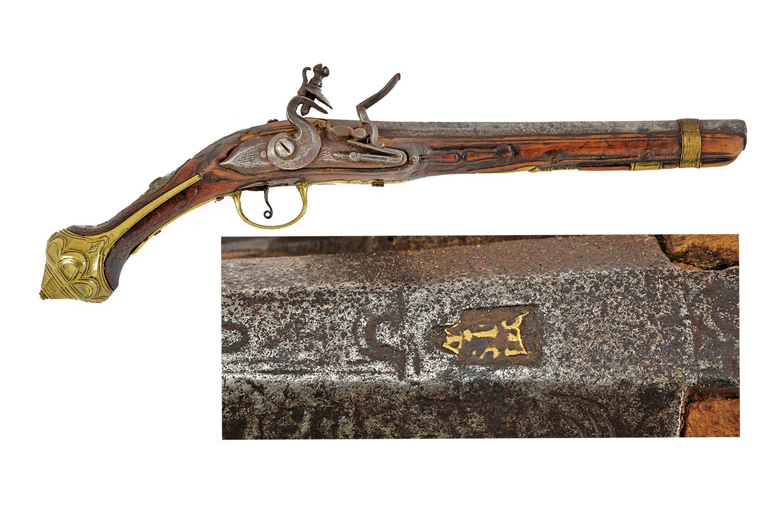 Pistola a pietra focaia