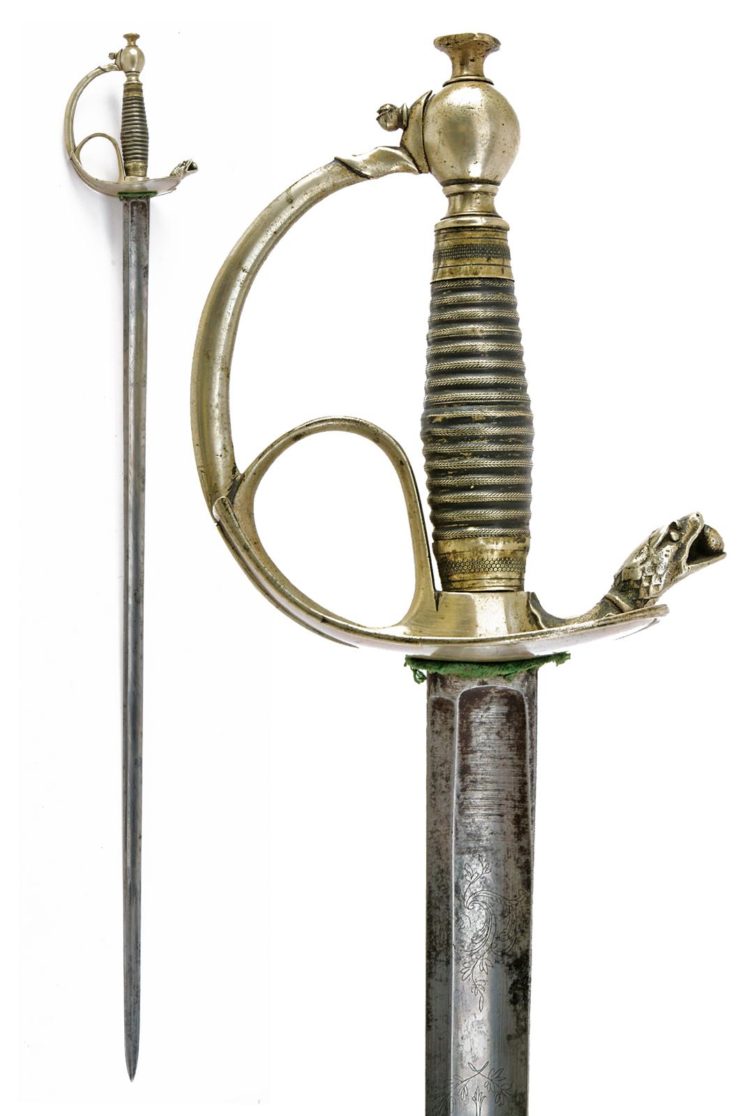 Rara spada "Albertina" per ufficiali del Corpo Sanitario Mod. 1833