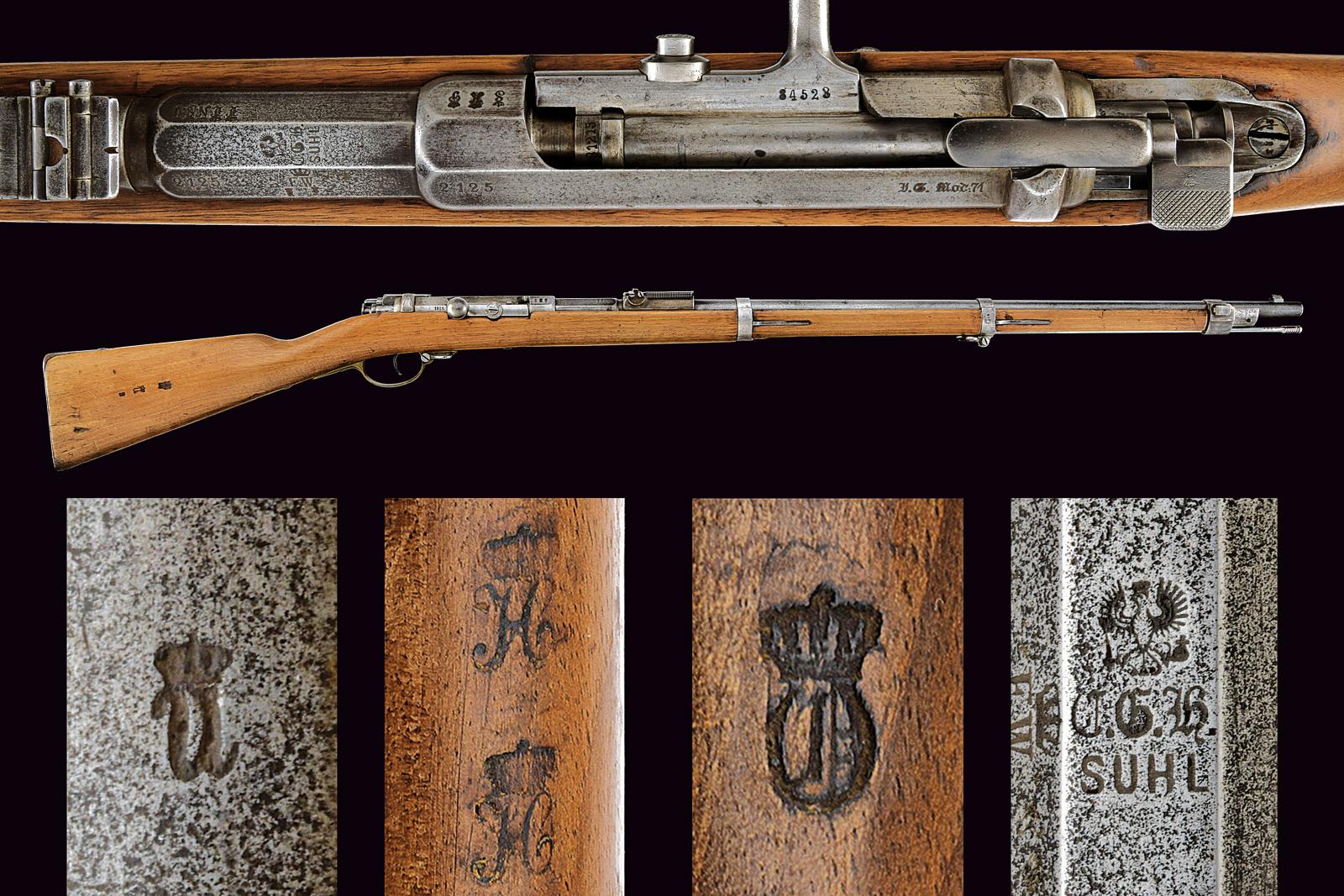 Fucile Mauser mod. 1871 a retrocarica