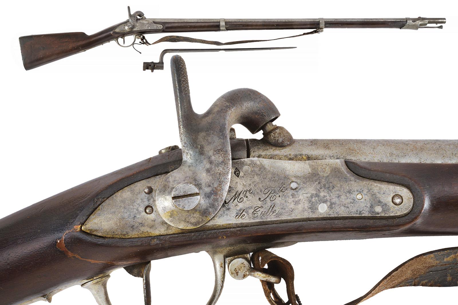 Fucile convertito a luminello mod. 1822T con baionetta 
