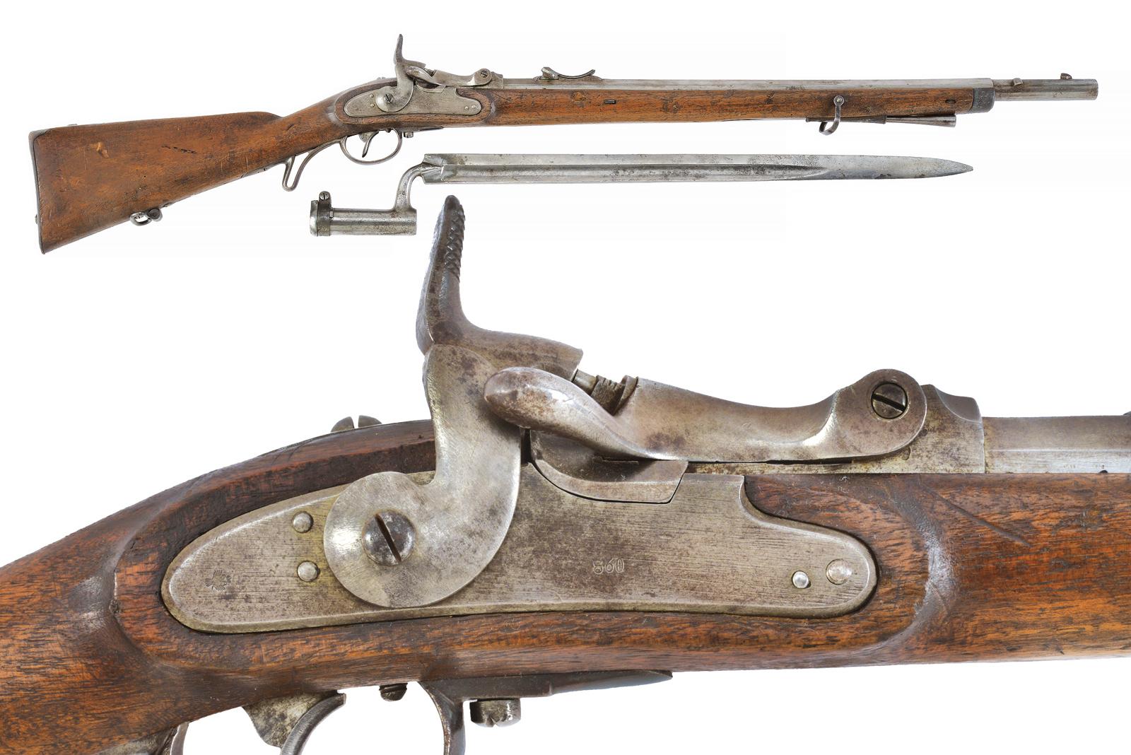 Jagerstutzen Mod. 1854/67 sistema Wanzel con baionetta 