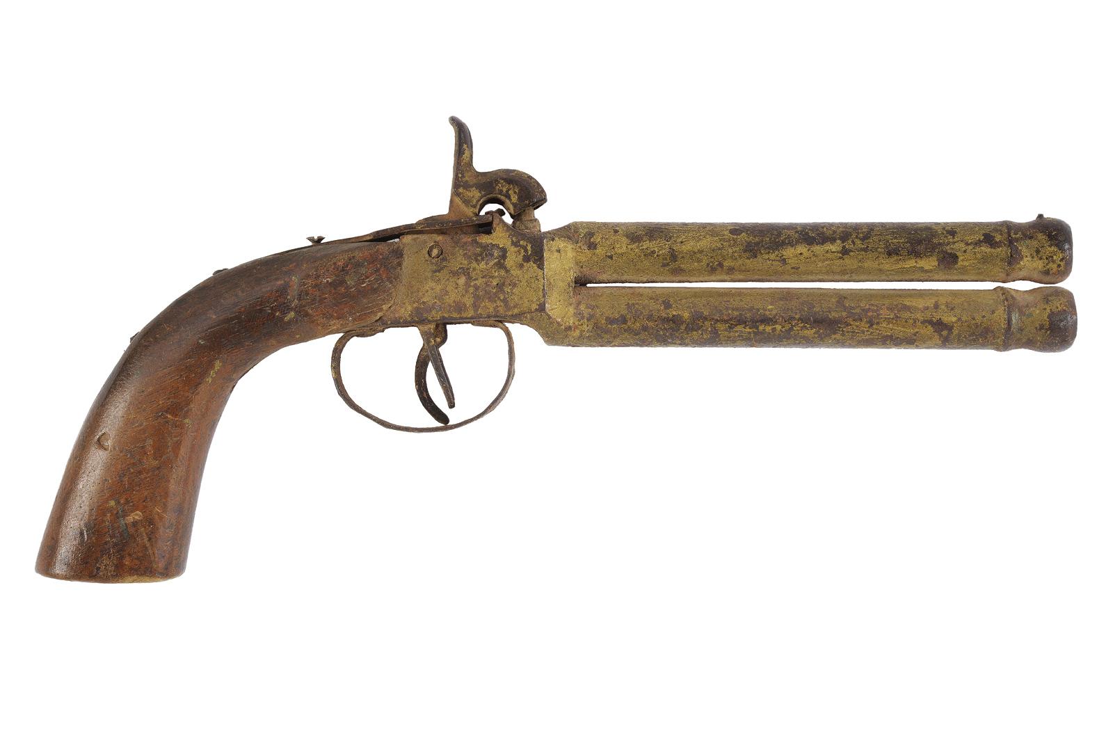 Pistola a luminello a due canne