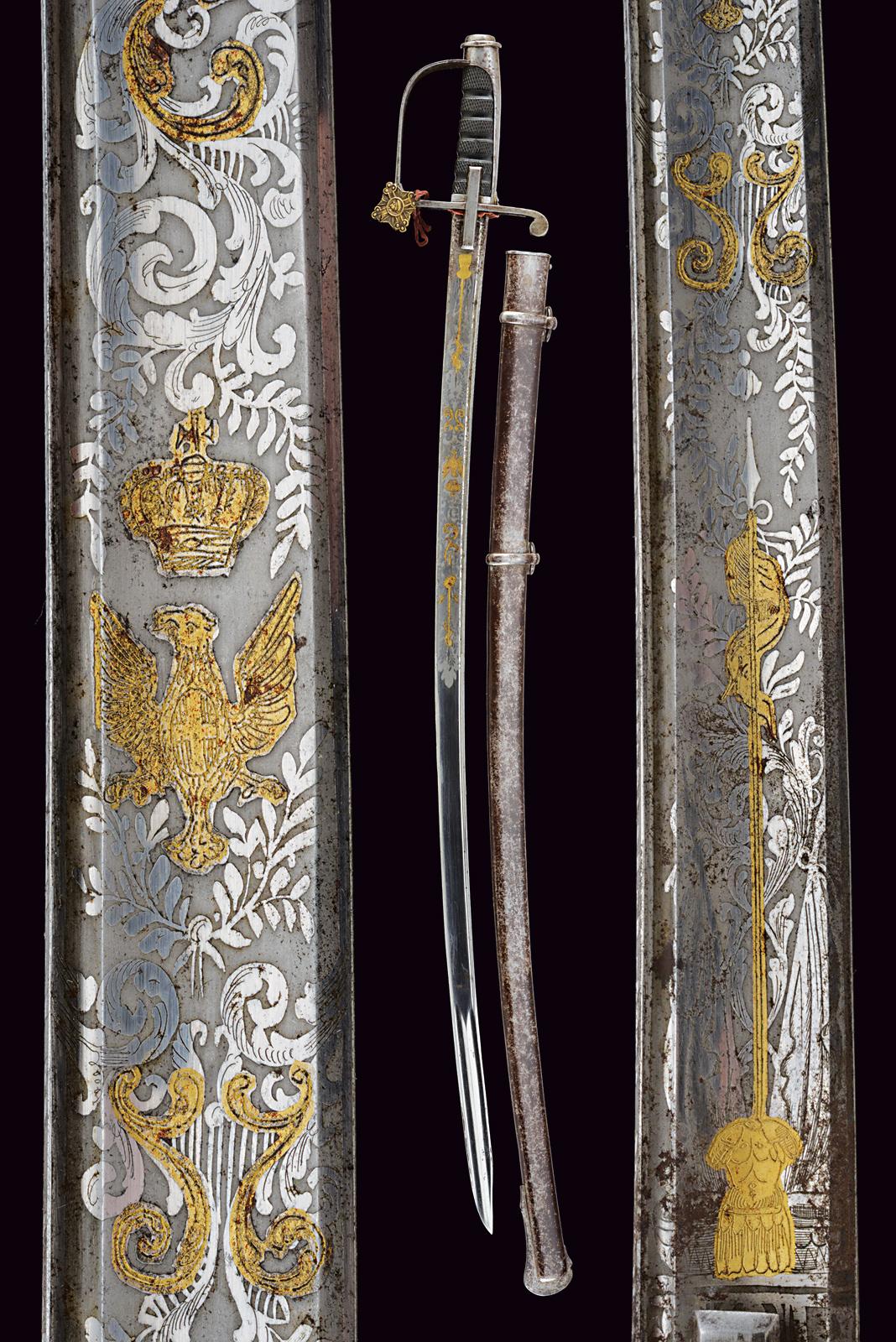 Sciabola da ufficiale Mod. 1855 con bella lama 