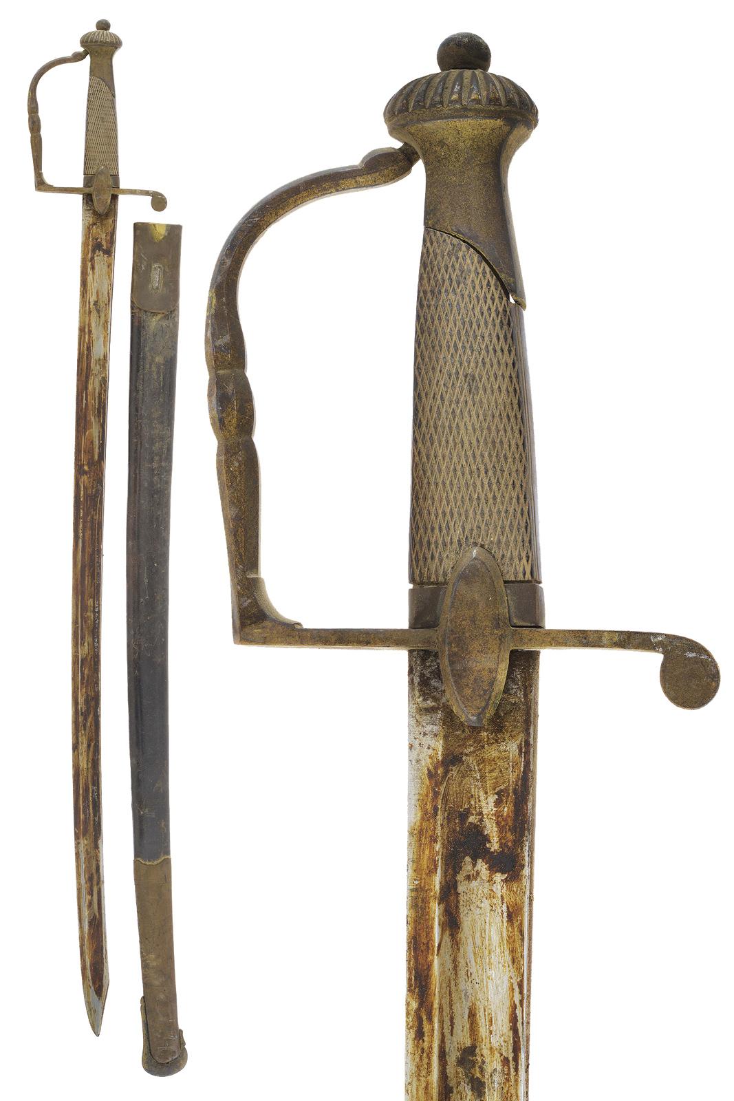 Sciabola Mod. 1833 da furieri e suonatori di fanteria