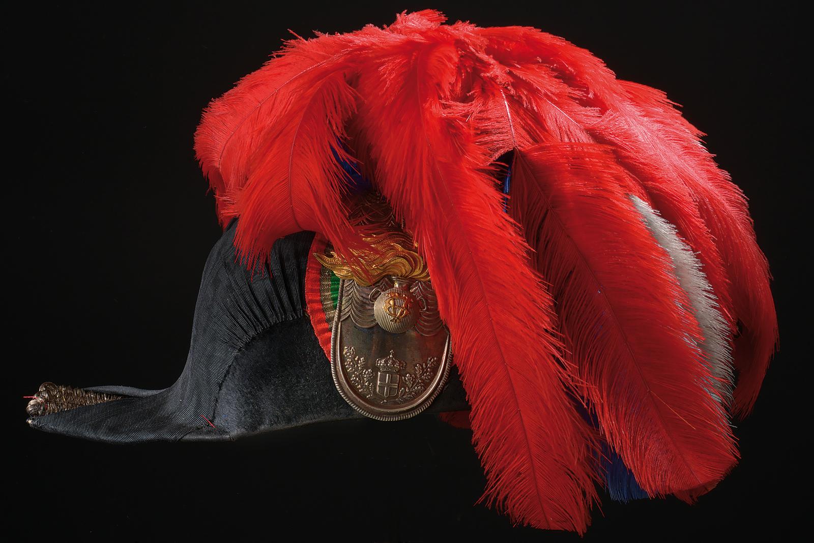 "Cappello” per grande uniforme di ufficiale dei Carabinieri Reali