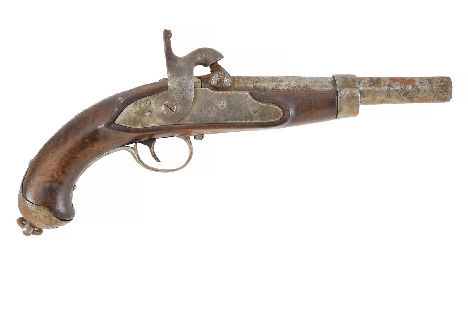 Pistola mod. 1844 a pietra focaia 