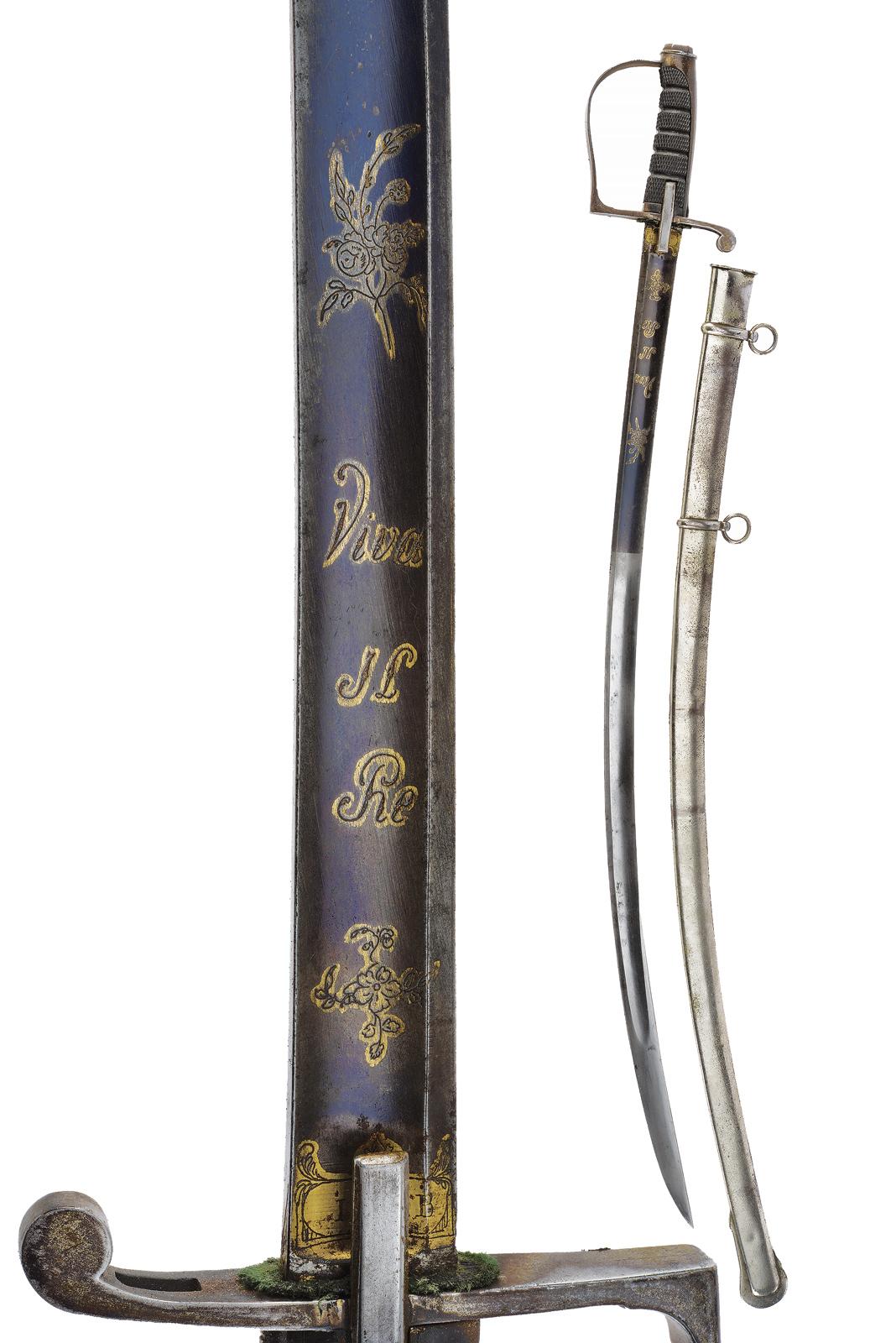 Sciabola da ufficiale Mod. 1855 con bella lama 