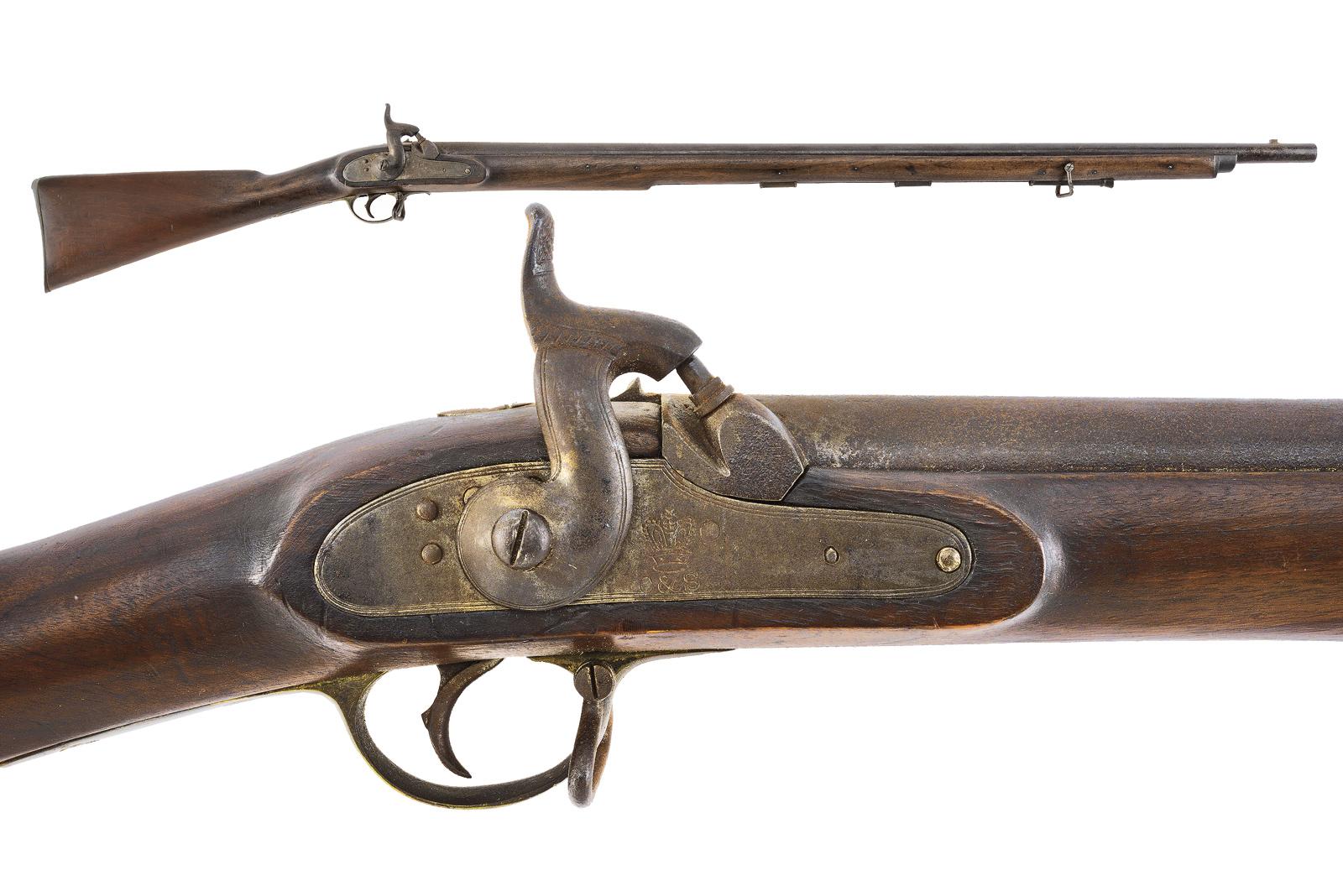 Fucile Lowell a luminello mod. 1842