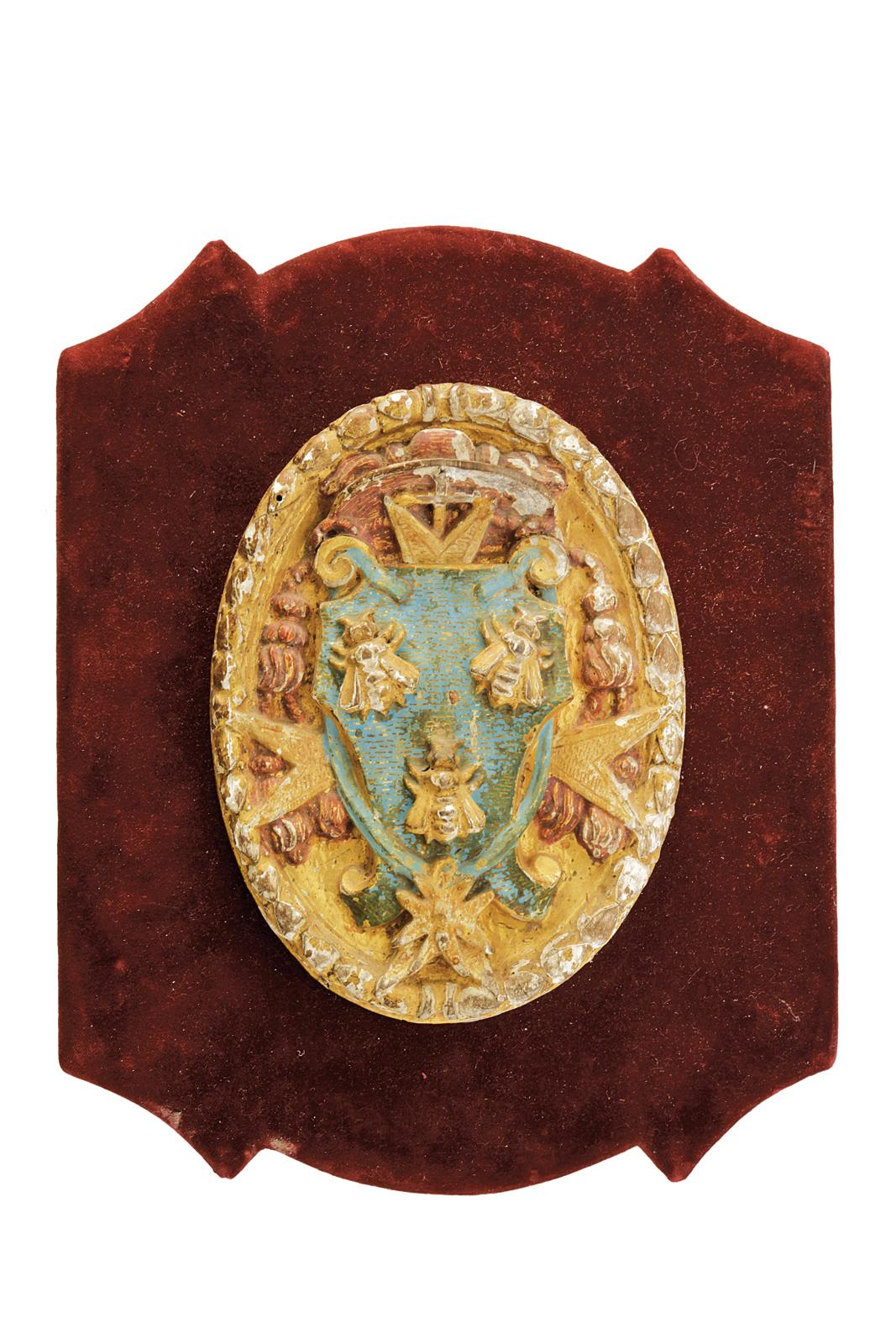 Interessante e raro stemma di un membro della famiglia Barberini
