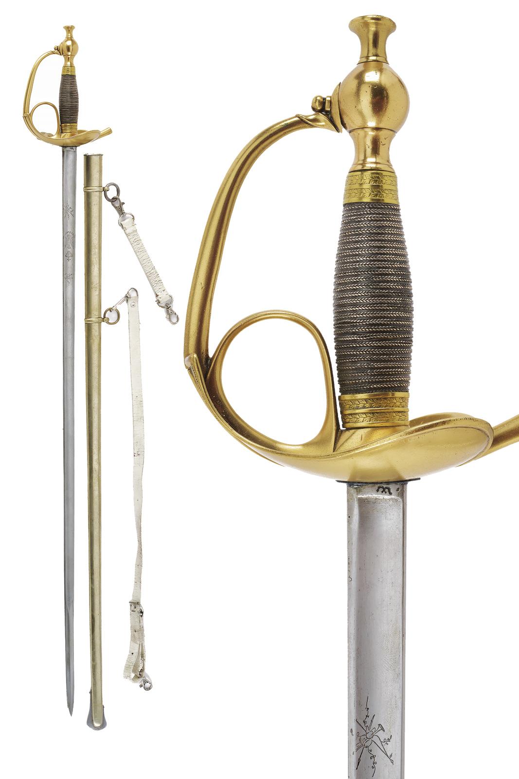 Spada da ufficiale "Albertina" mod. 1833