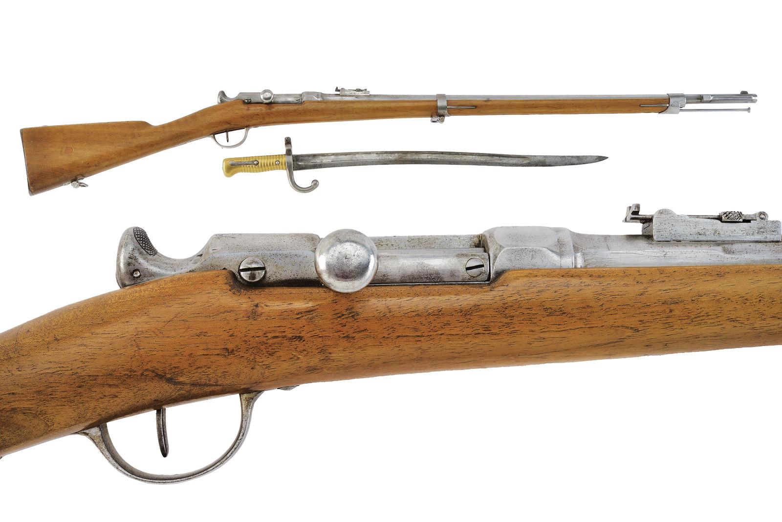 Fucile Chassepot mod. 1866 con baionetta