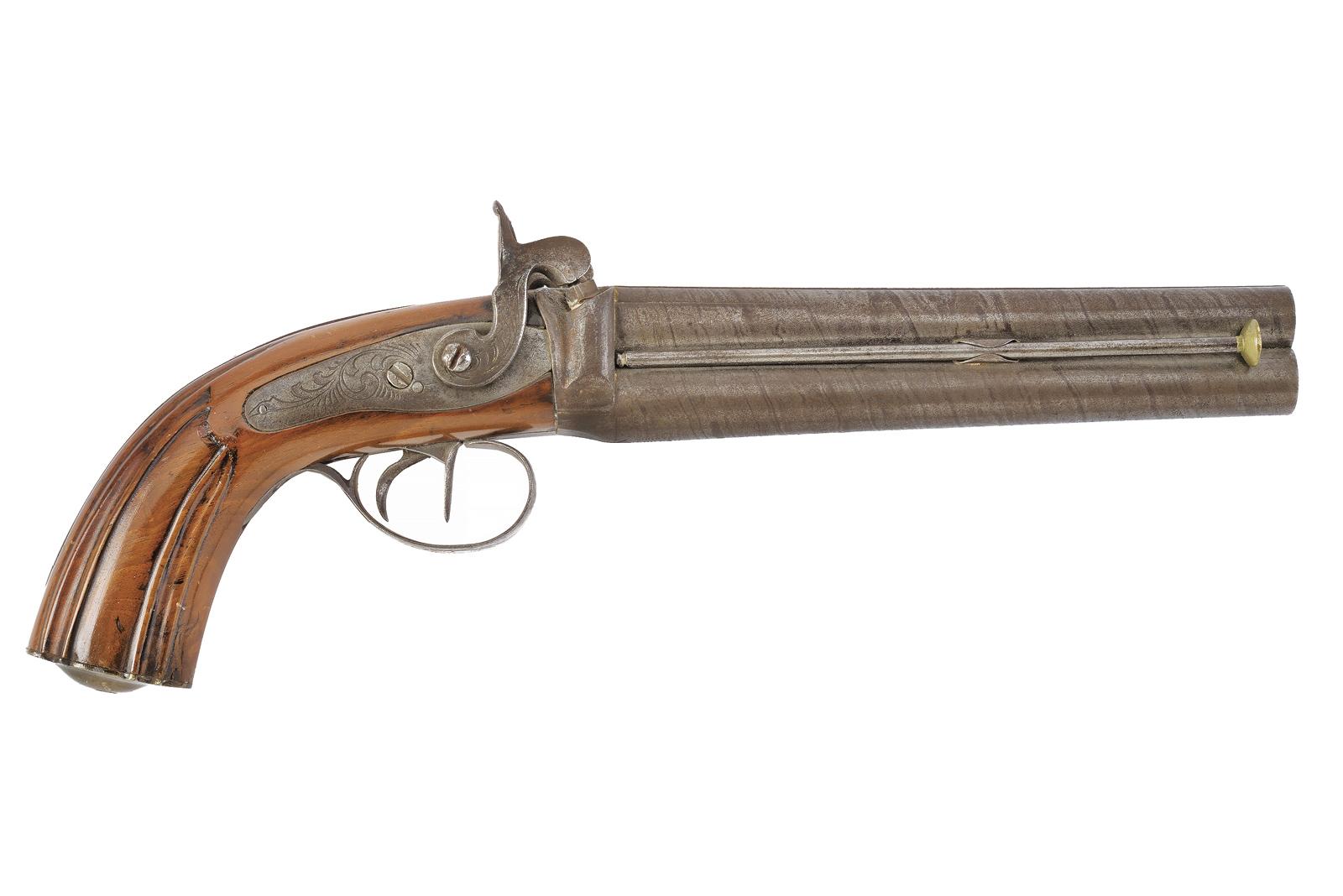 Pistola a due canne a luminello 