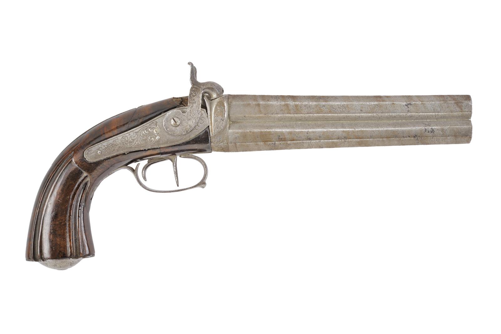 Pistola a due canne a luminello 