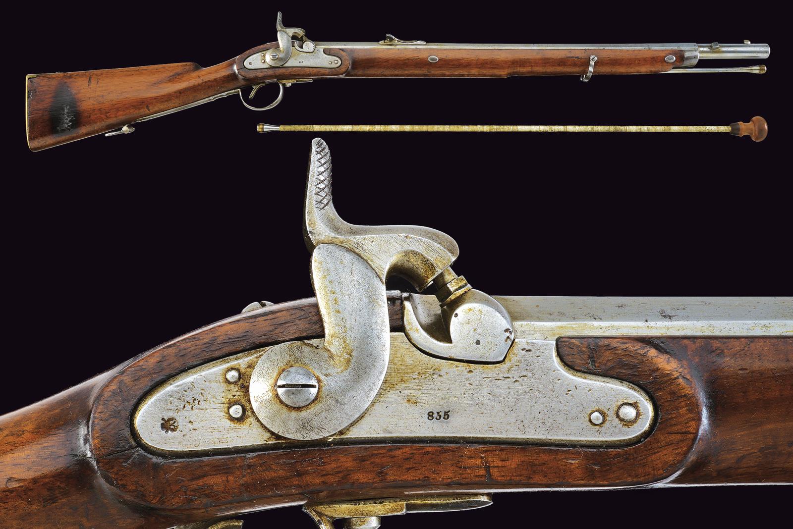 Dornstutzen Lorenz Mod. 1854 con accessori
