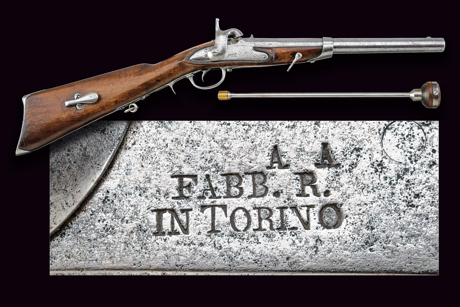 Pistolone a luminello da cavalleria Mod. 1843 con bacchetta