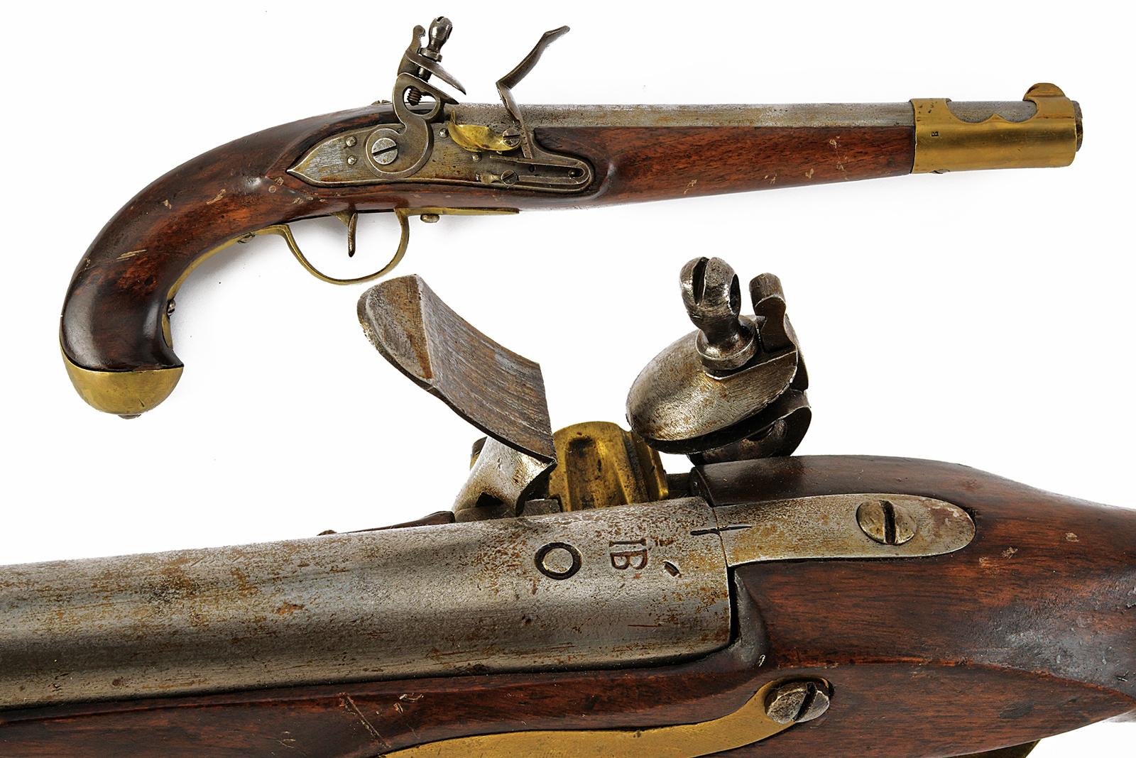 Pistola a pietra focaia da cavalleria mod. 1798